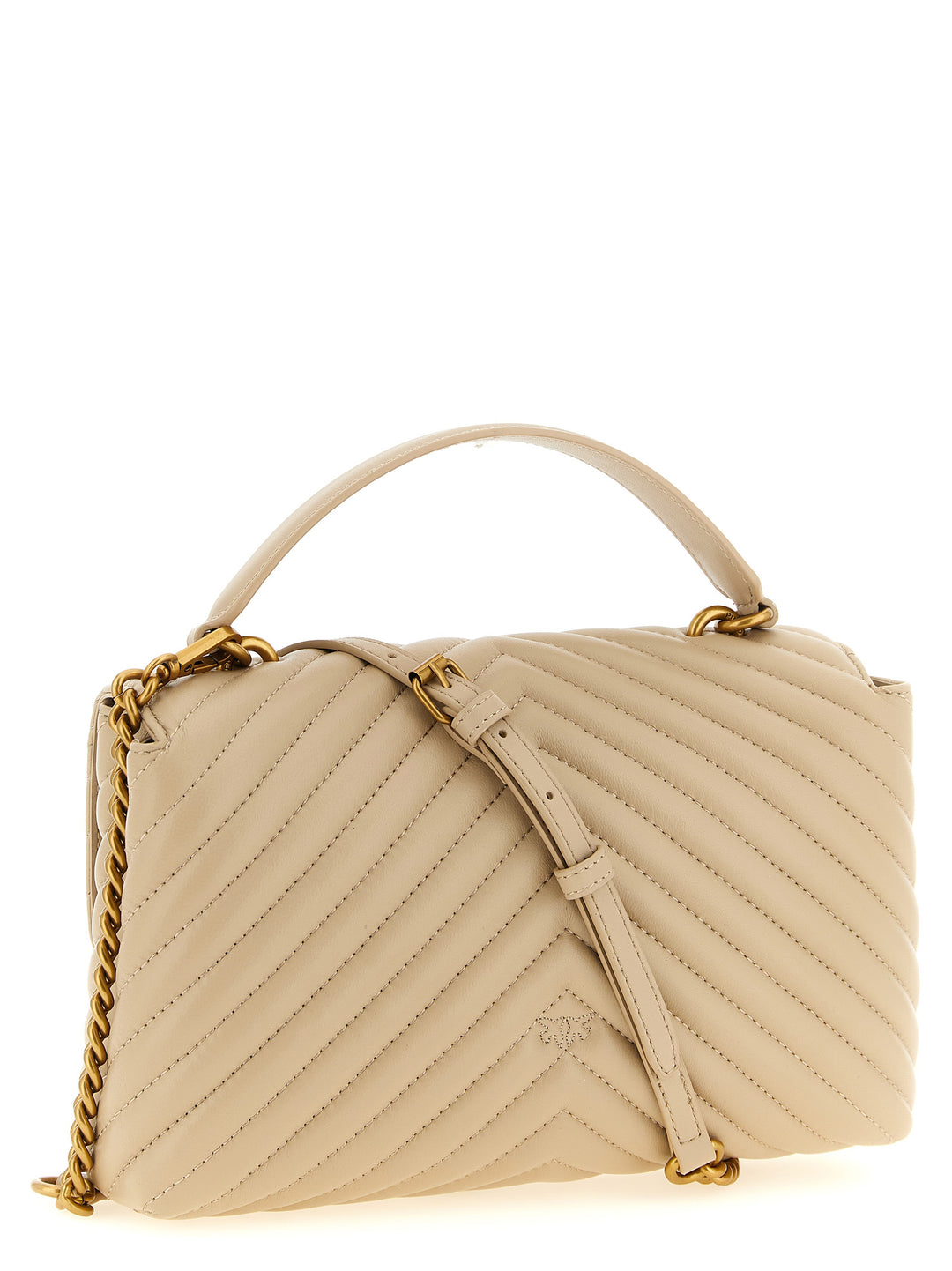 Pinko Classic Love Bag Puff Hand Bags - Beige | 09198329e1c64b700e05df6244b4559221ff3c3c