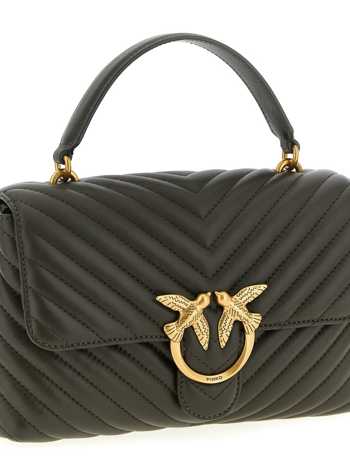 Pinko Classic Love Bag Puff Hand Bags - Green | 37ef42d45736e0beae98913034564539aff5f1ac