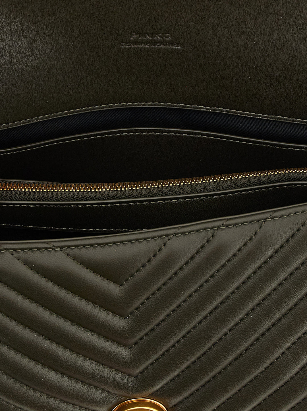 Pinko Classic Love Bag Puff Hand Bags - Green | e51ef36b63616be902dcd6f007048c609f005e88