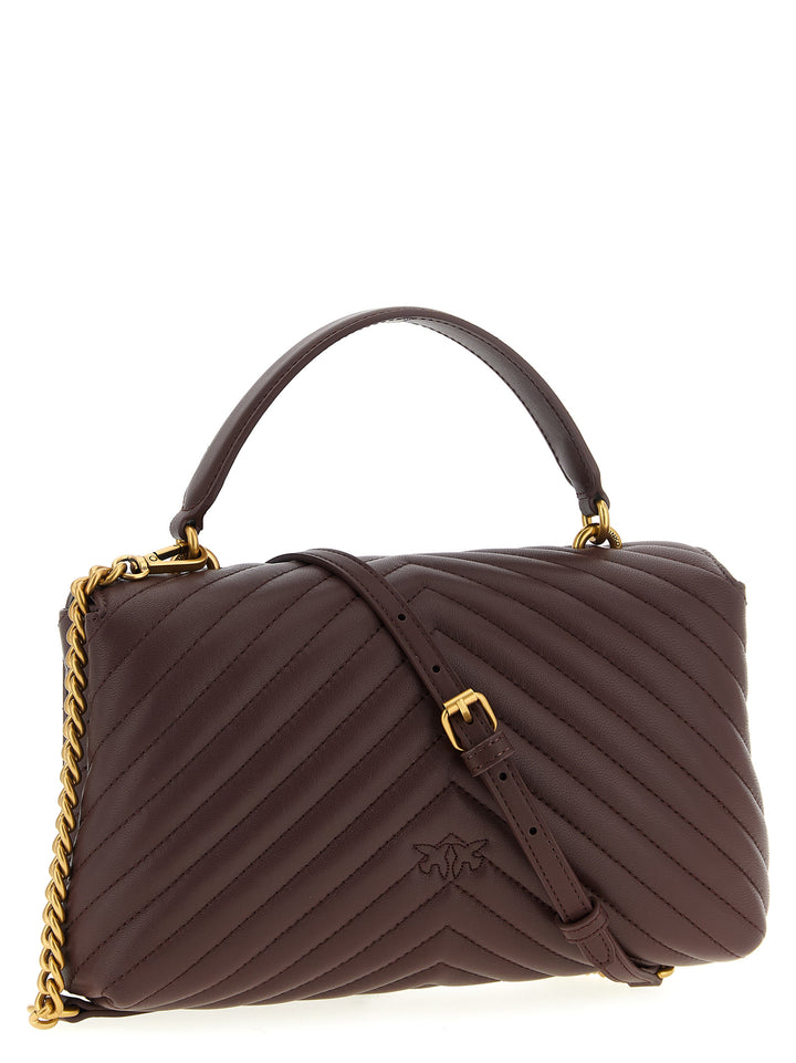 Pinko Love Lady Puff Classic Hand Bags - Brown | 20dd8b000857d2b1f75a935402e0a8268c60e854