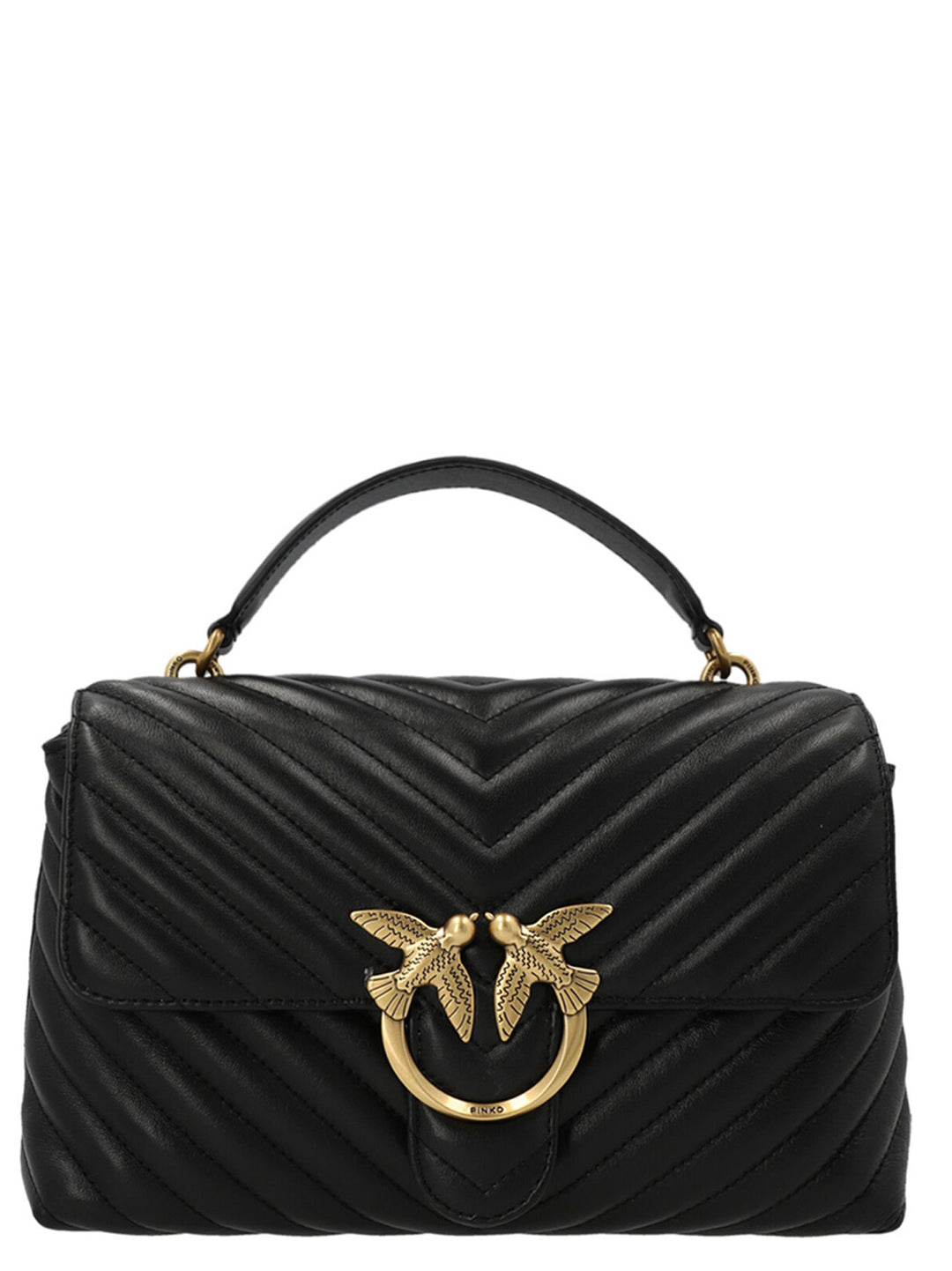Pinko Classic Love Bag Puff Hand Bags - Black | 15f7f44ceaf36d84dfaae41a2f6ea2dc25865005