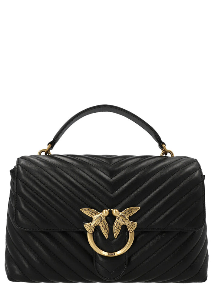 Pinko Classic Love Bag Puff Hand Bags - Black | 15f7f44ceaf36d84dfaae41a2f6ea2dc25865005