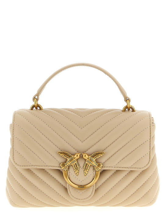 Mini Lady Love Puff Hand Bags Beige