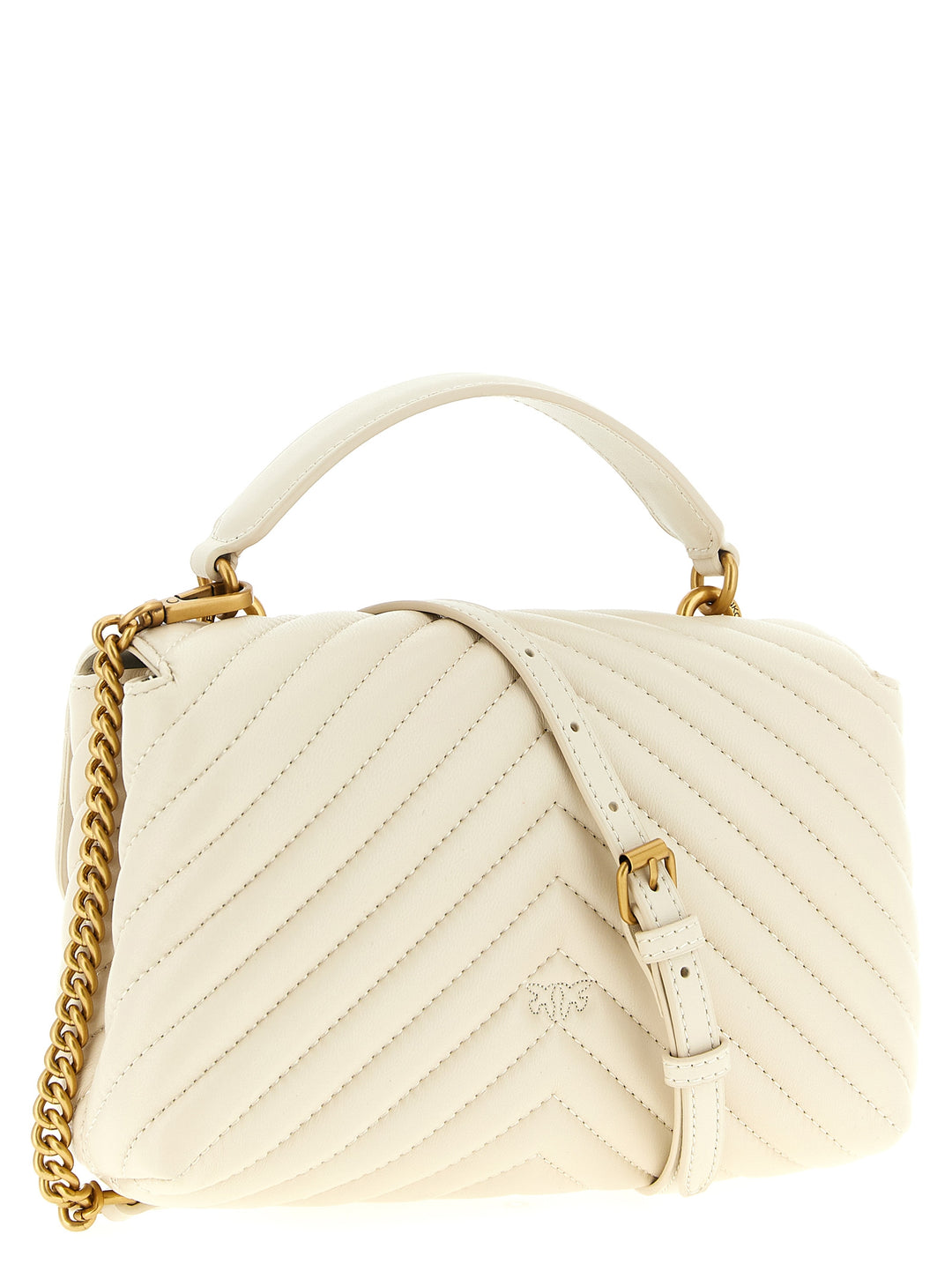 Pinko Mini Lady Love Puff Hand Bags - White | 7800e56f8c7084196826c864ffc76f438e96b7e2