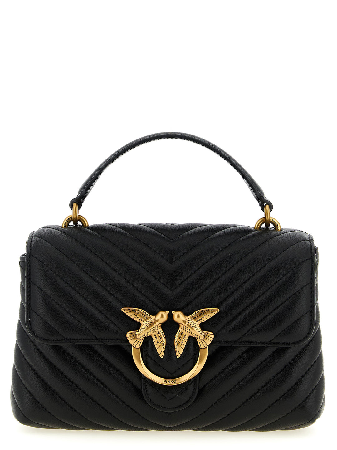 Pinko Mini Lady Love Puff Hand Bags - Black | 7cc8996267d400f00e21307f32d72633fc827f53