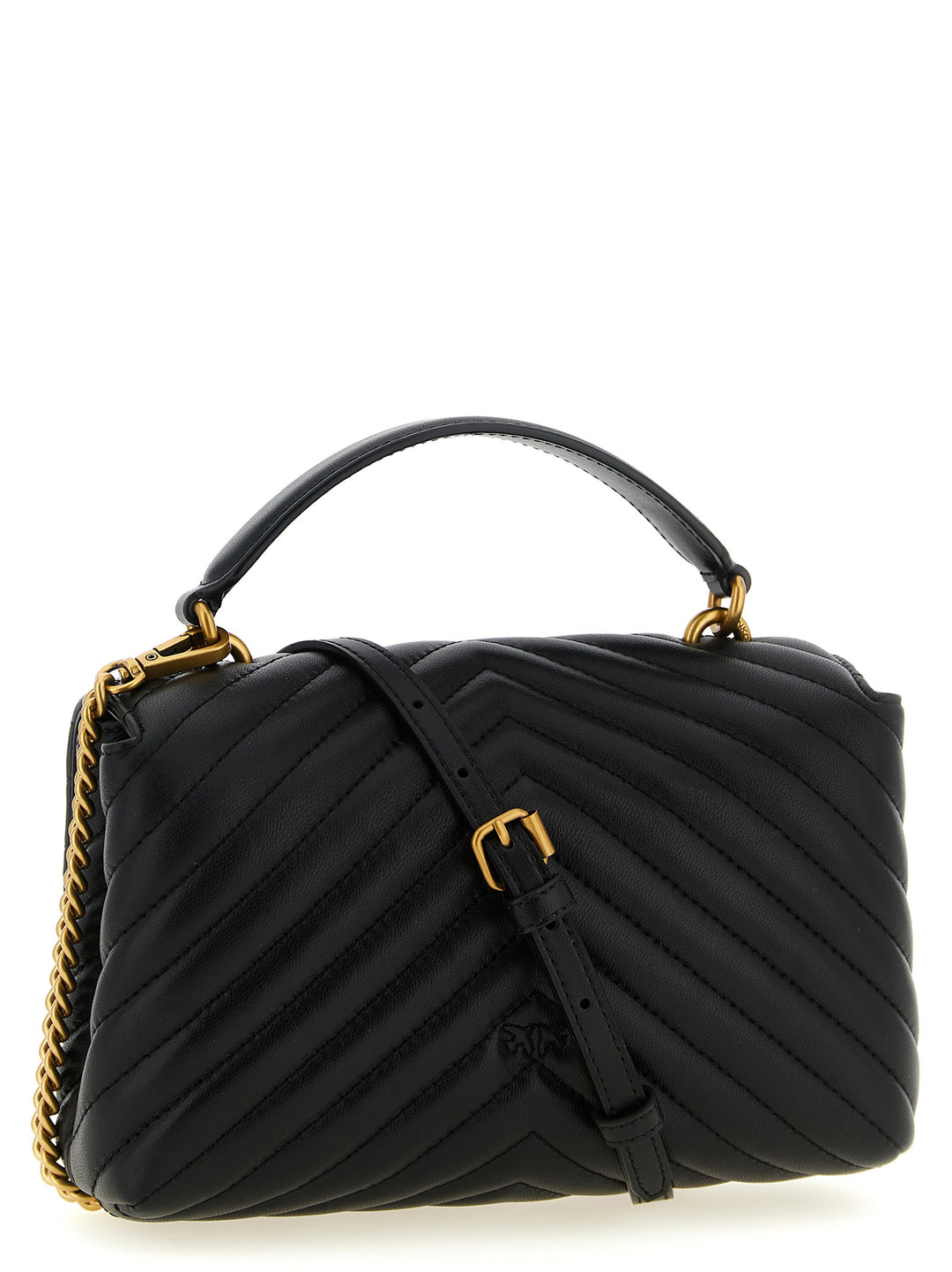 Pinko Mini Lady Love Puff Hand Bags - Black | 87eb99e28f99129892756eb456b653372c17e6ba