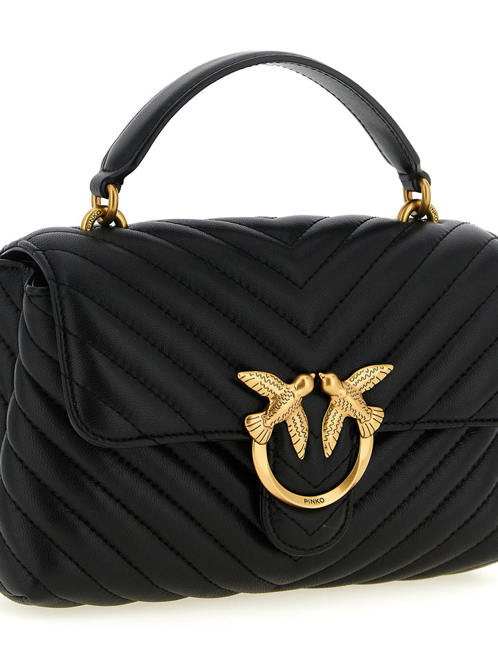 Pinko Mini Lady Love Puff Hand Bags - Black | 0f679d653f188343e1265f824b0a3bd3987656de