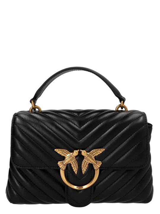 Mini Lady Love Puff Hand Bags Black