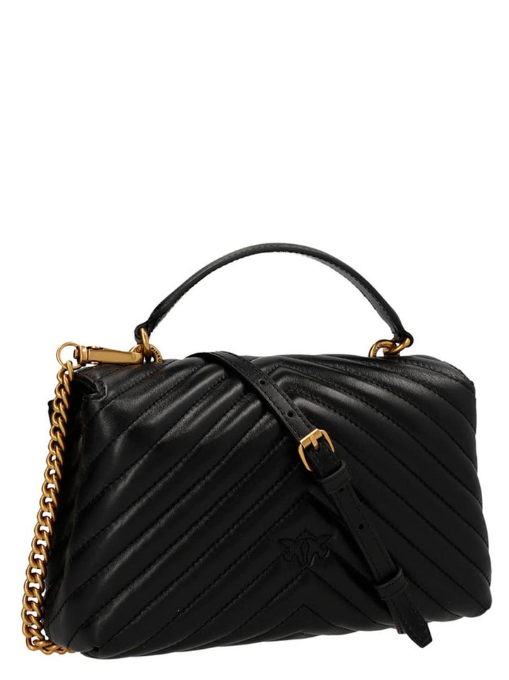 Pinko Mini Lady Love Puff Hand Bags - Black | f68072452bed7d0c0ed11f90036fd556d2558e42