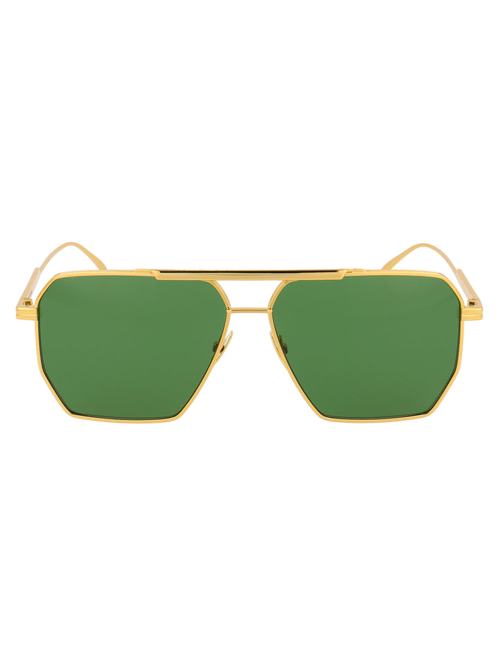 Bottega Veneta SUNGLASSES - Gold | d7e9f962a4fe4e0e14cba680df34e74cde7f8960