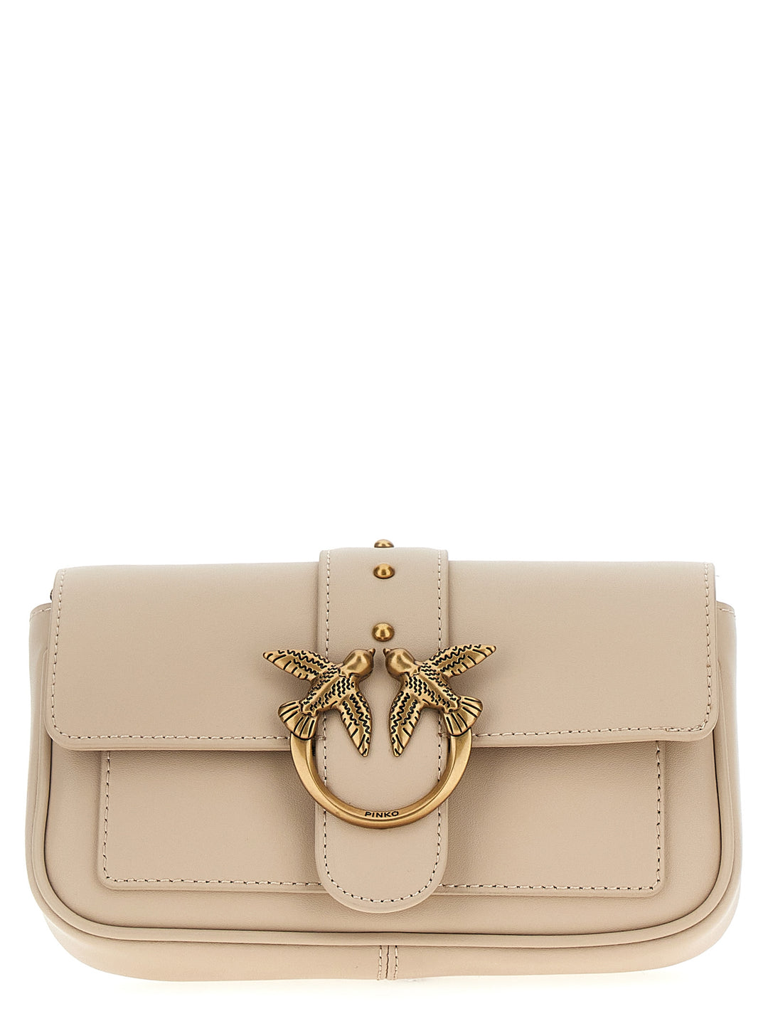 Love One Pocket Crossbody Bags Beige