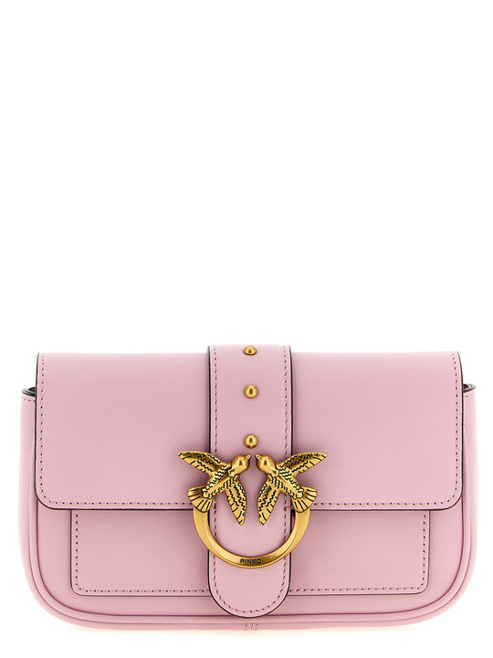 Pocket Love One Crossbody Bags Pink