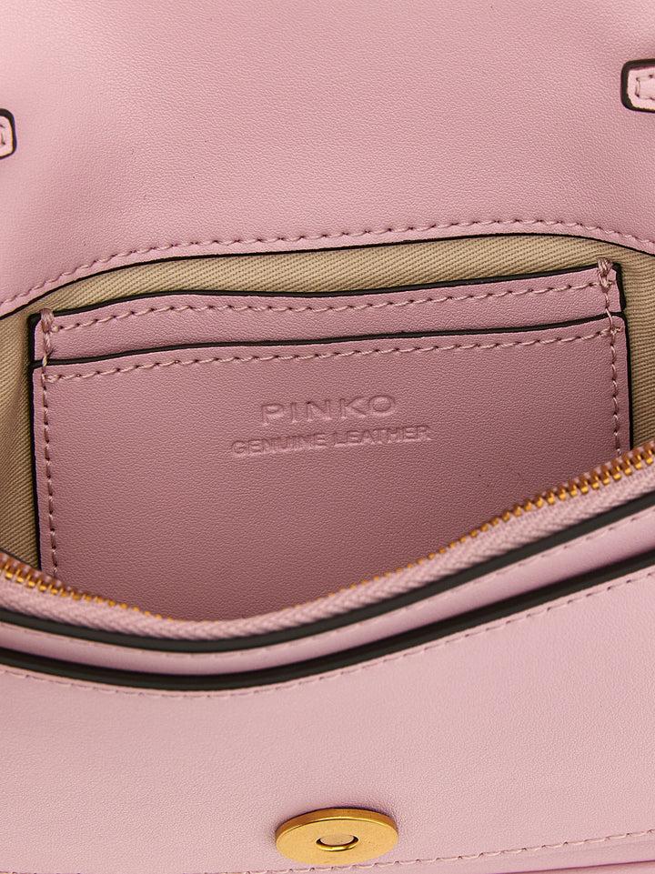 Pinko Pocket Love One Crossbody Bags - Pink | 7f23b09e22d866d3645aa7a128ea1306187a21ea
