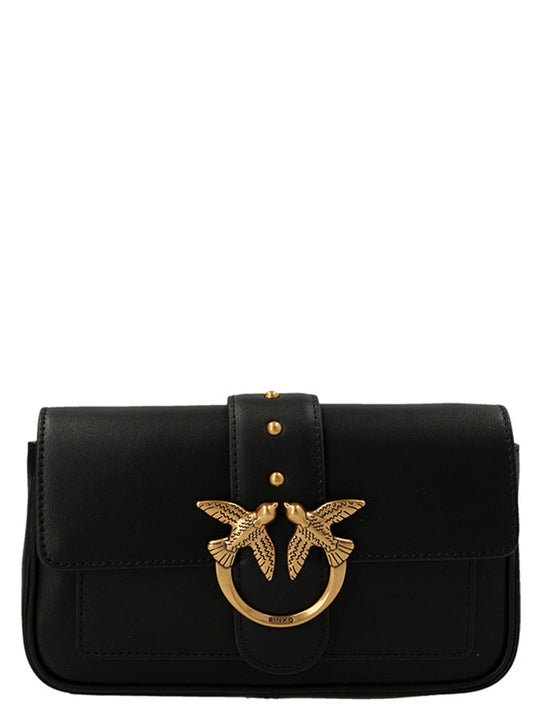 Pocket Love One Crossbody Bags Black