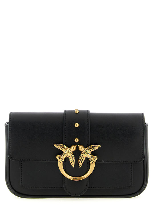 Pocket Love One Crossbody Bags Black