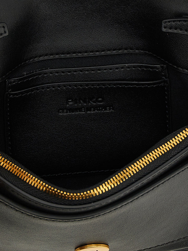 Pinko Pocket Love One Crossbody Bags - Black | cb3e909e75d5014f3a8b4813eeefc399975f7e59