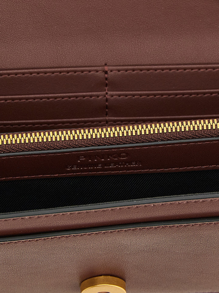 Pinko Love Simply Wallets and Card Holders - Bordeaux | 0ff76f57b1277301c1a577e52a59ffd2ad5fcc28