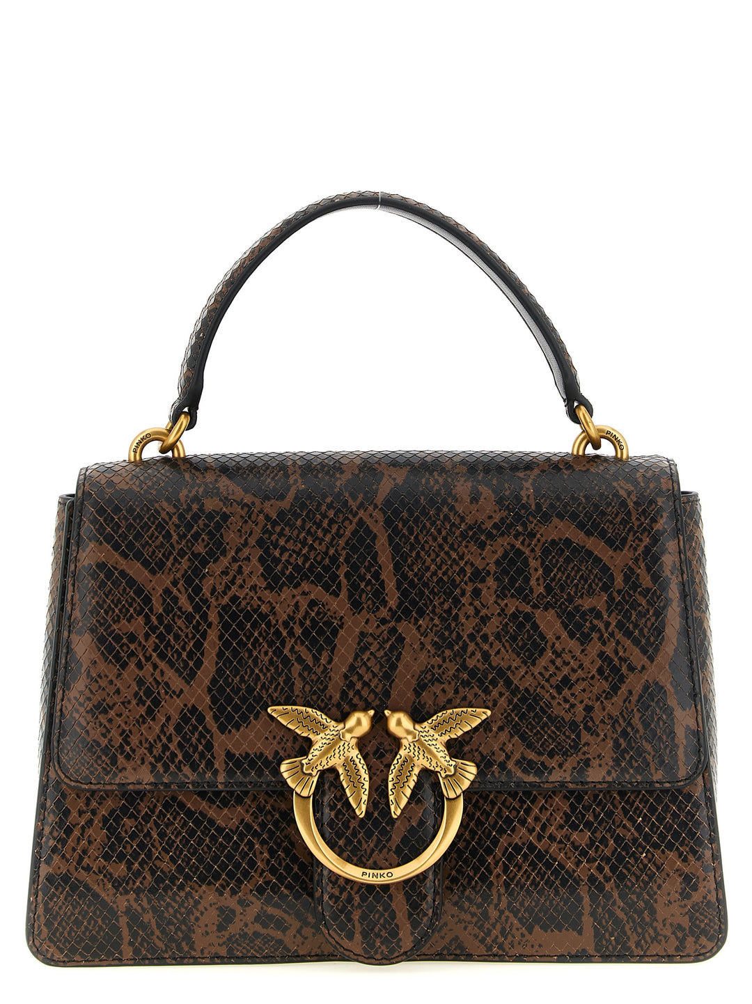Pinko Love One Light Hand Bags - Brown | 1825b404cc7956cf83abda88787a578ab06c6ceb