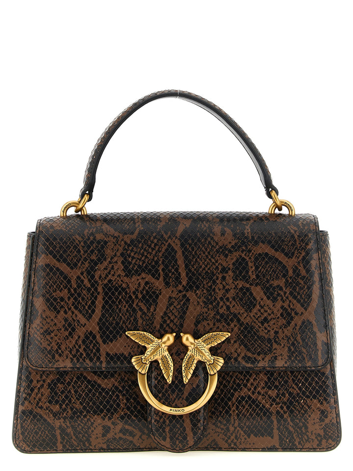 Pinko Love One Light Hand Bags - Brown | 1825b404cc7956cf83abda88787a578ab06c6ceb