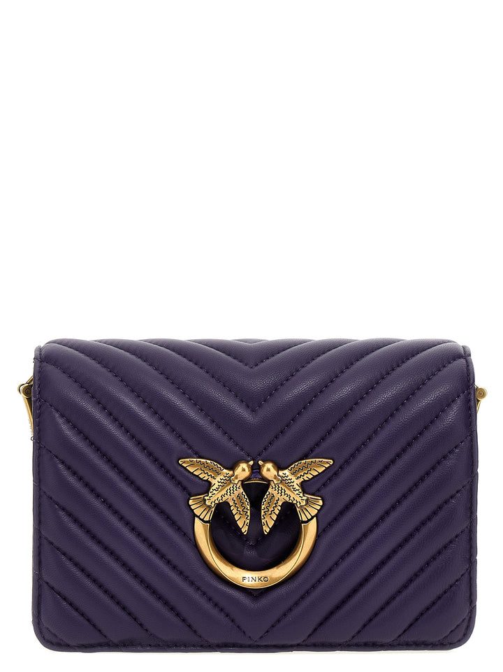 Love Click Mini Crossbody Bags Purple