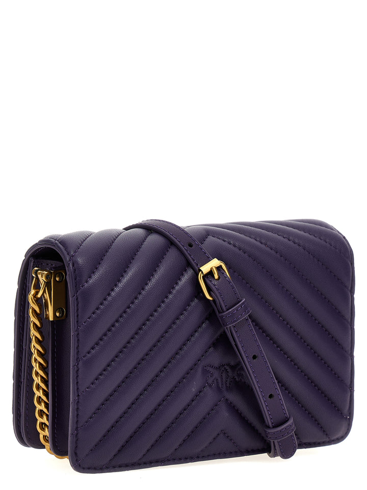 Love Click Mini Crossbody Bags Purple