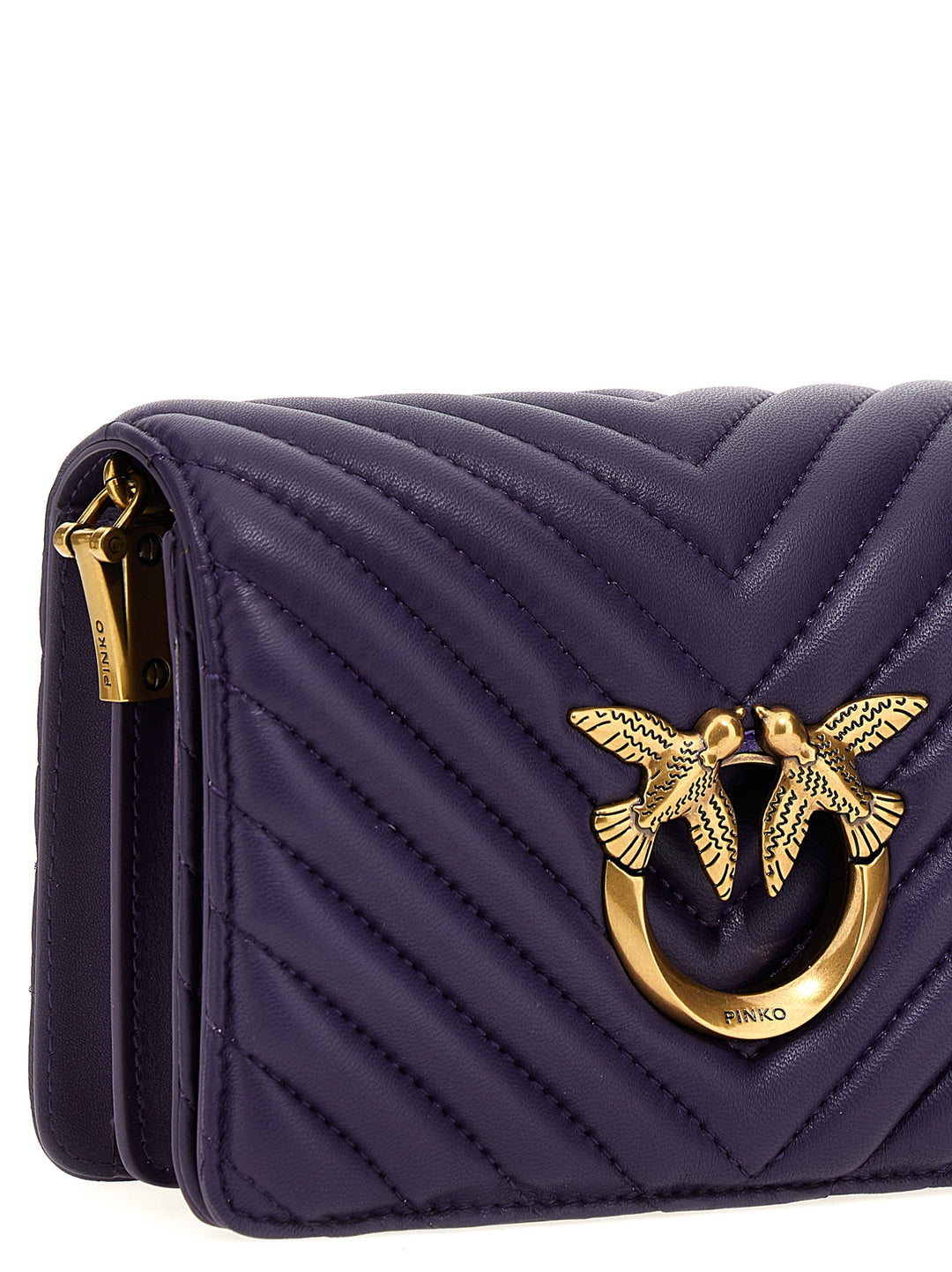 Love Click Mini Crossbody Bags Purple