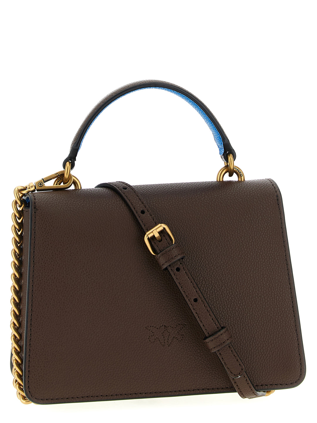 Pinko Mini Love Hand Bags - Brown | ab45c76ace427d1b81e91e2ce98274cc88fb956c