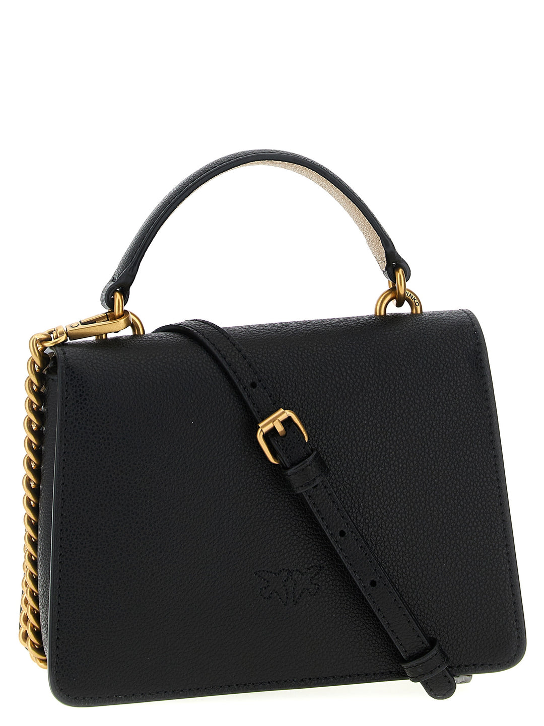 Pinko Mini Love Hand Bags - Black | bc64dd360e4550955bb308a118a77331eb028304