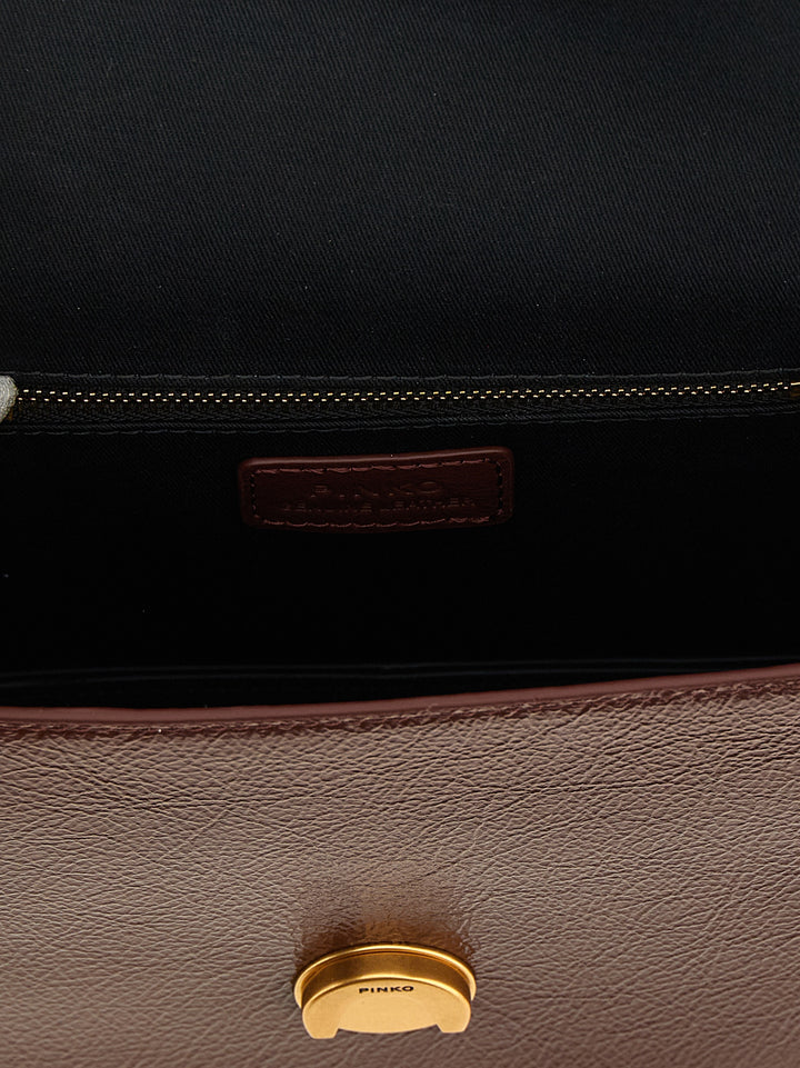 Pinko Mini Love One Light Hand Bags - Bordeaux | cde0ab404a68e7cf2a4acacc078e59d48c906c68