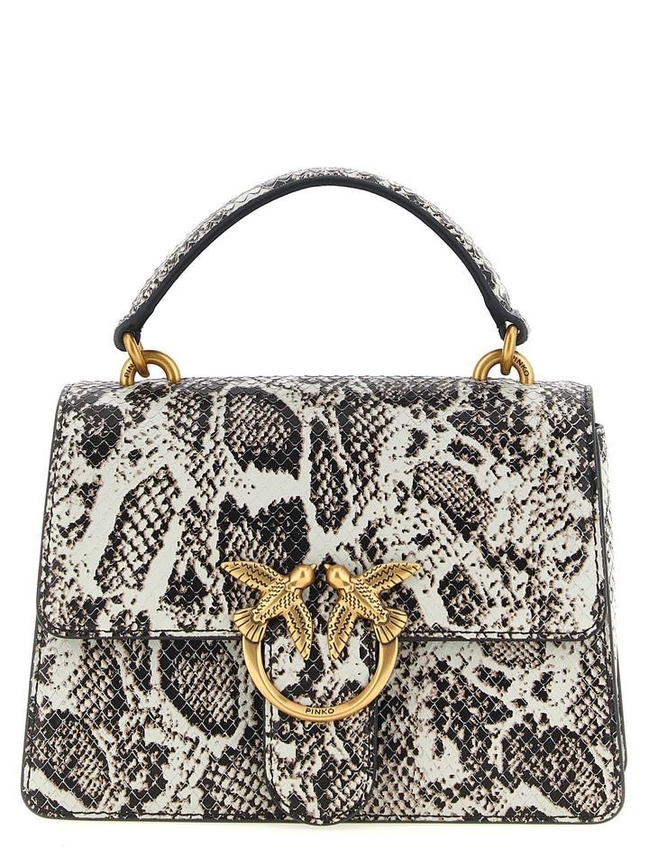 Pinko Mini Love One Light Hand Bags - Gray | 6046e1693812d763d1153baccdf47f07e6ef4a2f