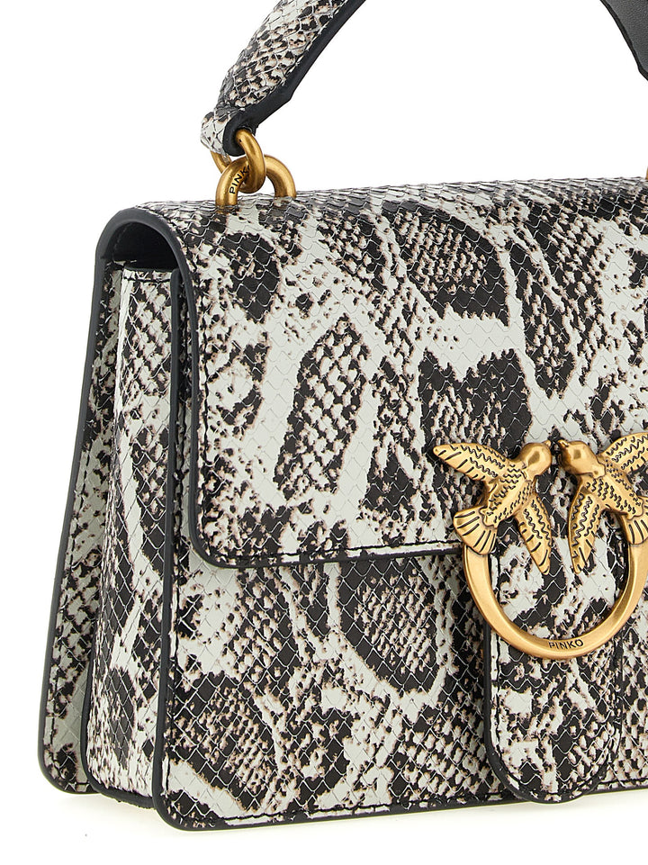 Pinko Mini Love One Light Hand Bags - Gray | 16fe86fd2009bbc5745872f7e076e51e1d8b5ca8