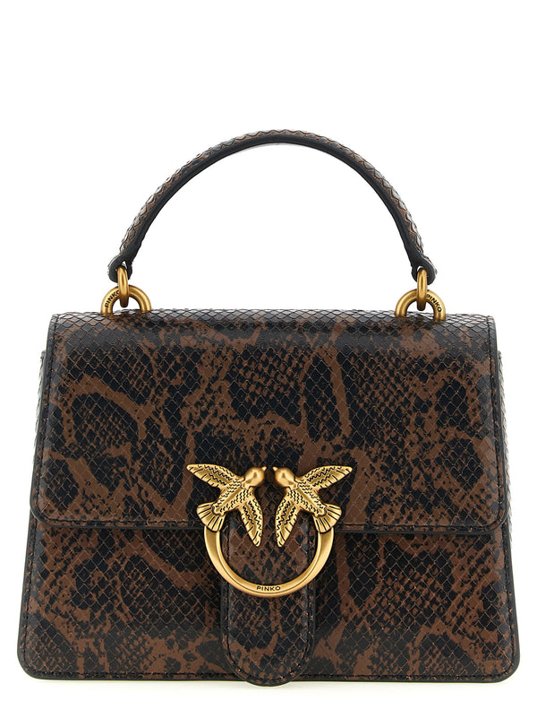 Mini Love One Light Hand Bags Brown