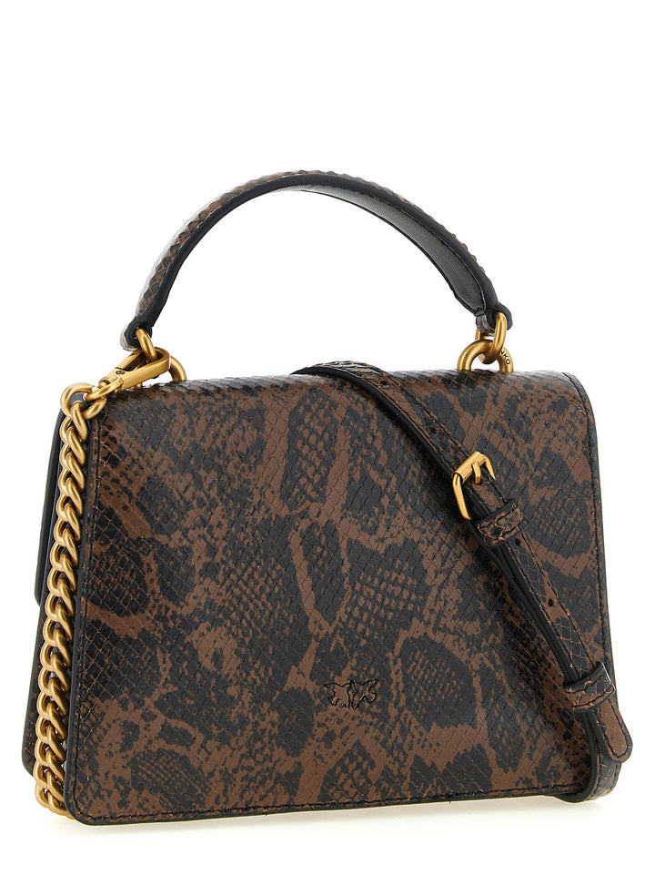 Pinko Mini Love One Light Hand Bags - Brown | 2e1f8a7edc0aee0fa7f9eb8fada139546e5d5292