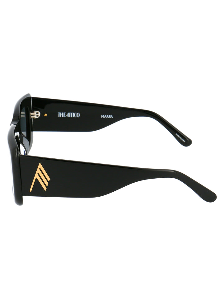 The Attico SUNGLASSES - Black | 9872c9f2a8b6ae174796c6a6821716facf560160