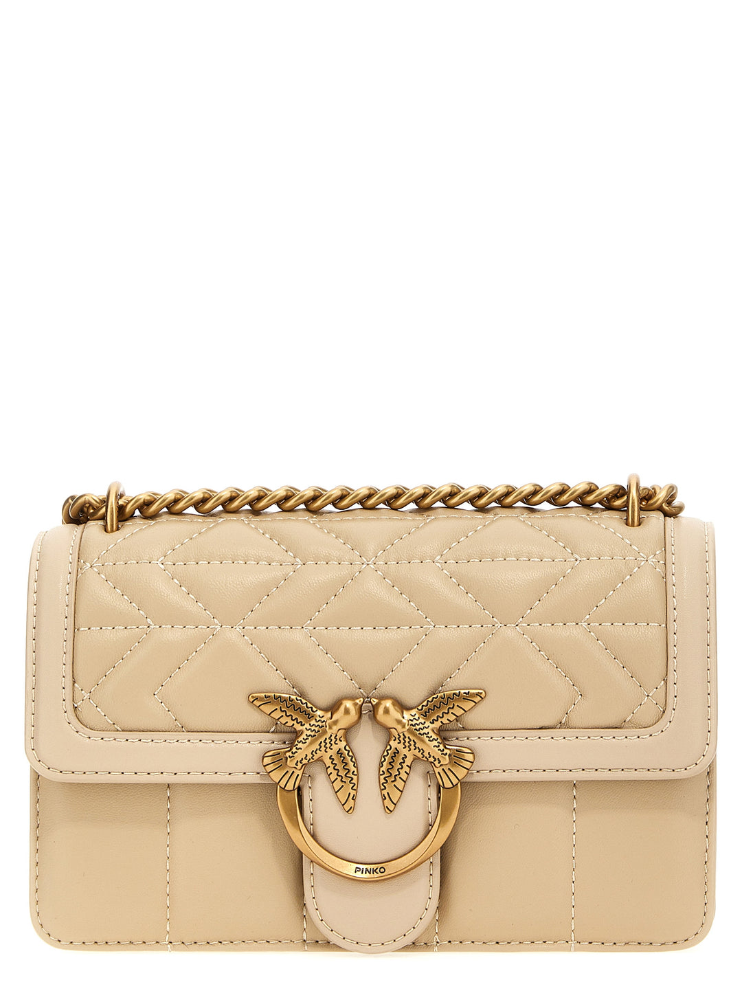 Love One Mini Crossbody Bags Beige