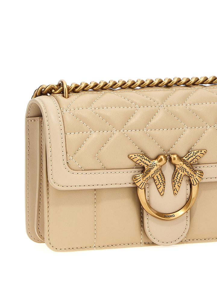 Love One Mini Crossbody Bags Beige