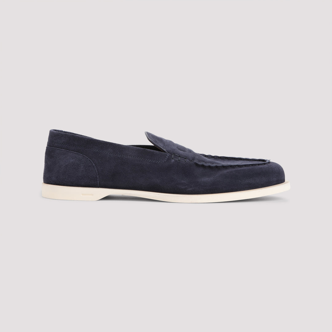 John Lobb Loafers - Blue | 4c9fb200f222624c38681067b02996d9a60486e7