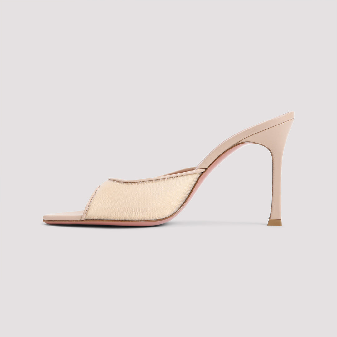 Amina Muaddi Mules - Nude & Neutrals | b1656e47de93bdbd4c22f4b6e88d8f20009ab283