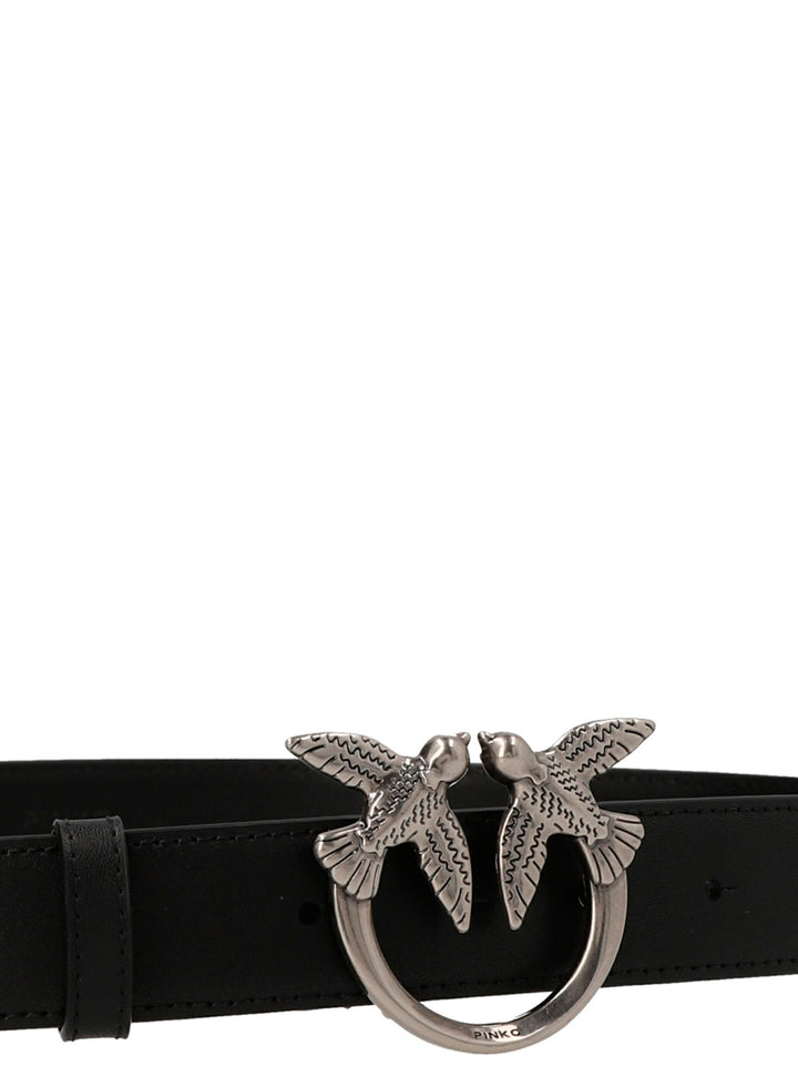 Pinko Love Berry Belts - Black | cb4739e63f0c2833d96b4954f6c0853c0b10ec72