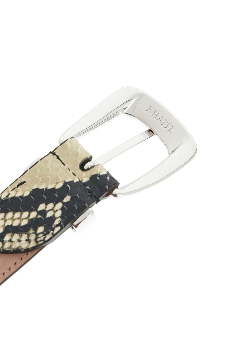 Python Printed Benny Belt