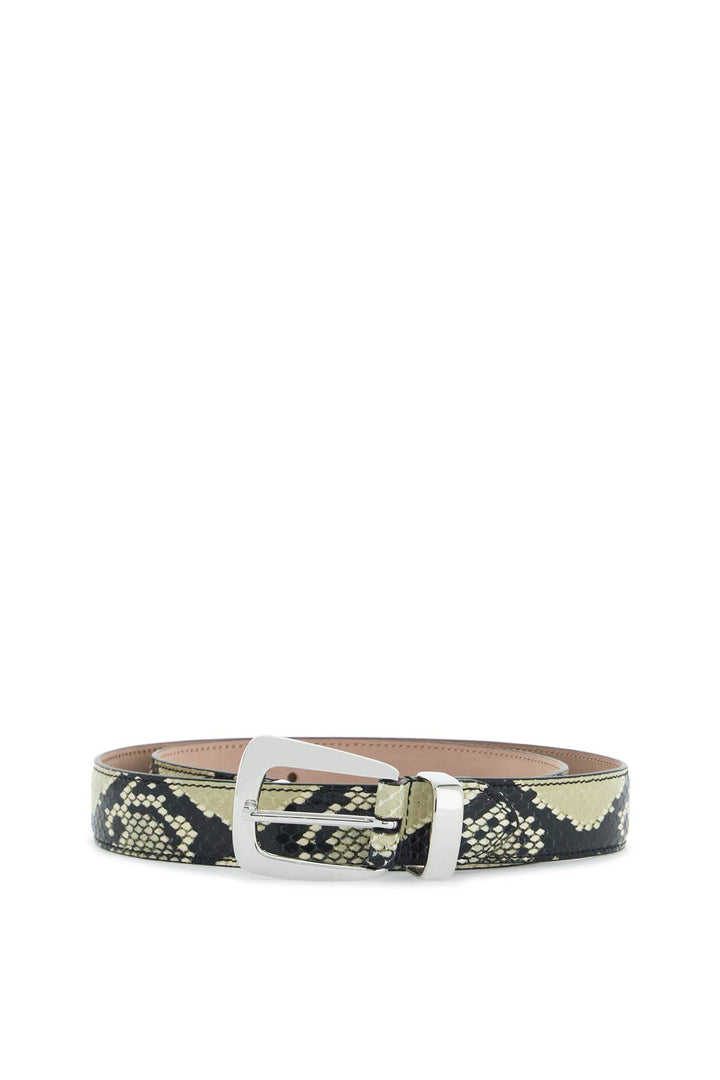 Python Printed Benny Belt