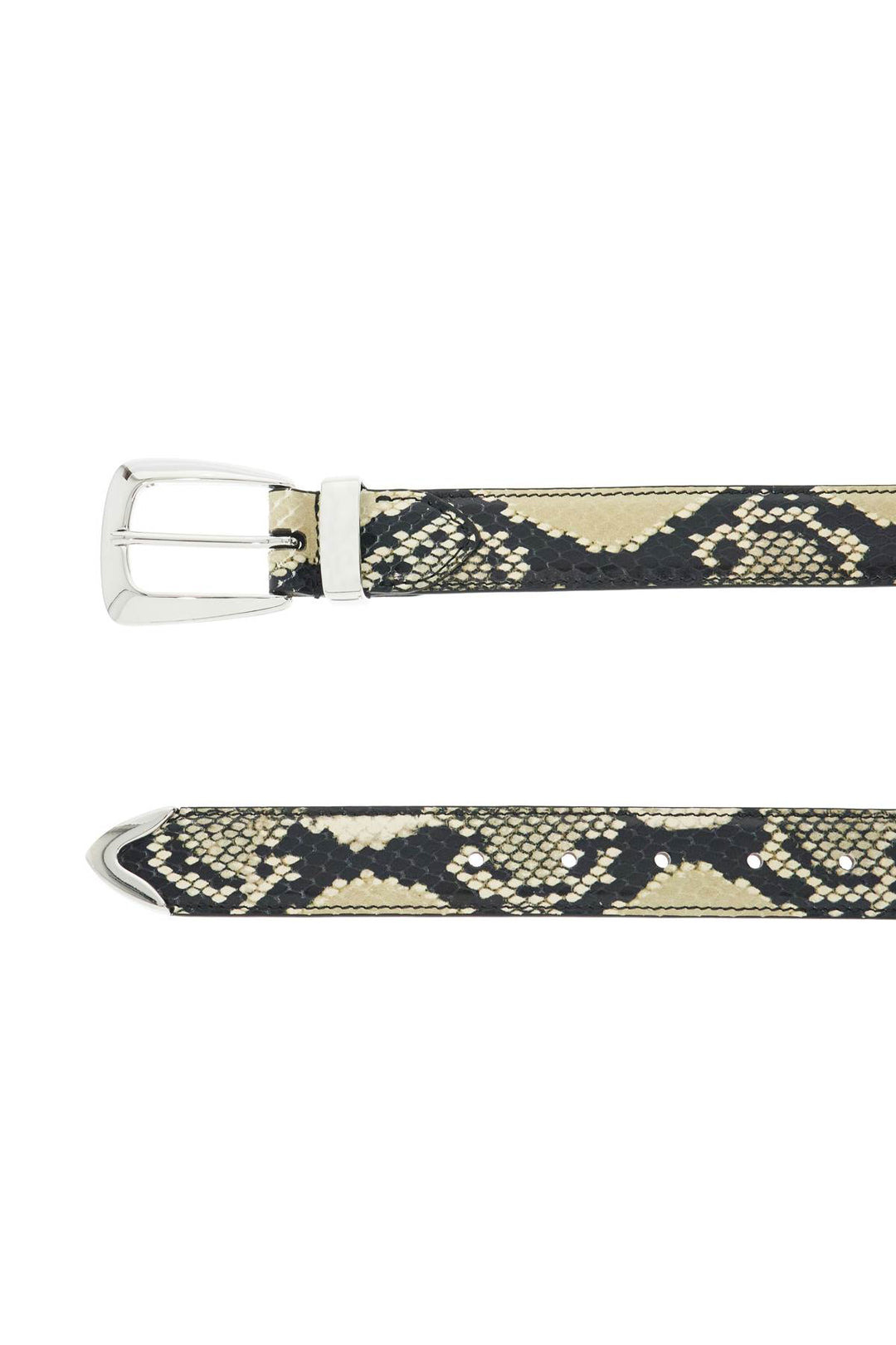 Python Printed Benny Belt