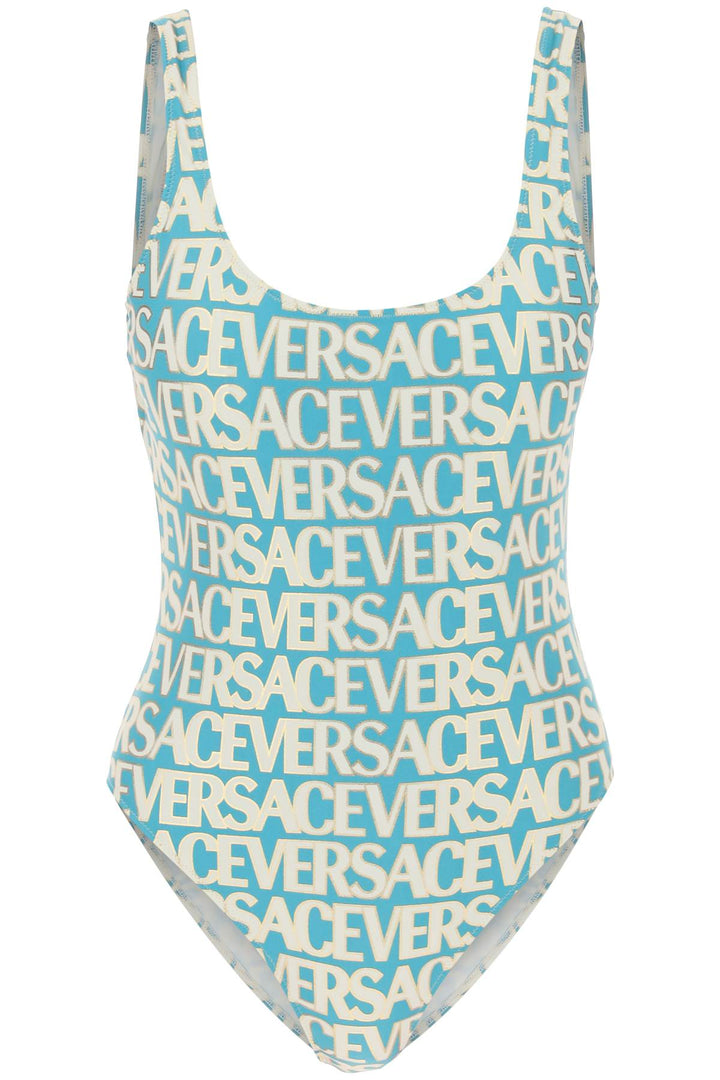 Versace Allover One Piece Swimwear