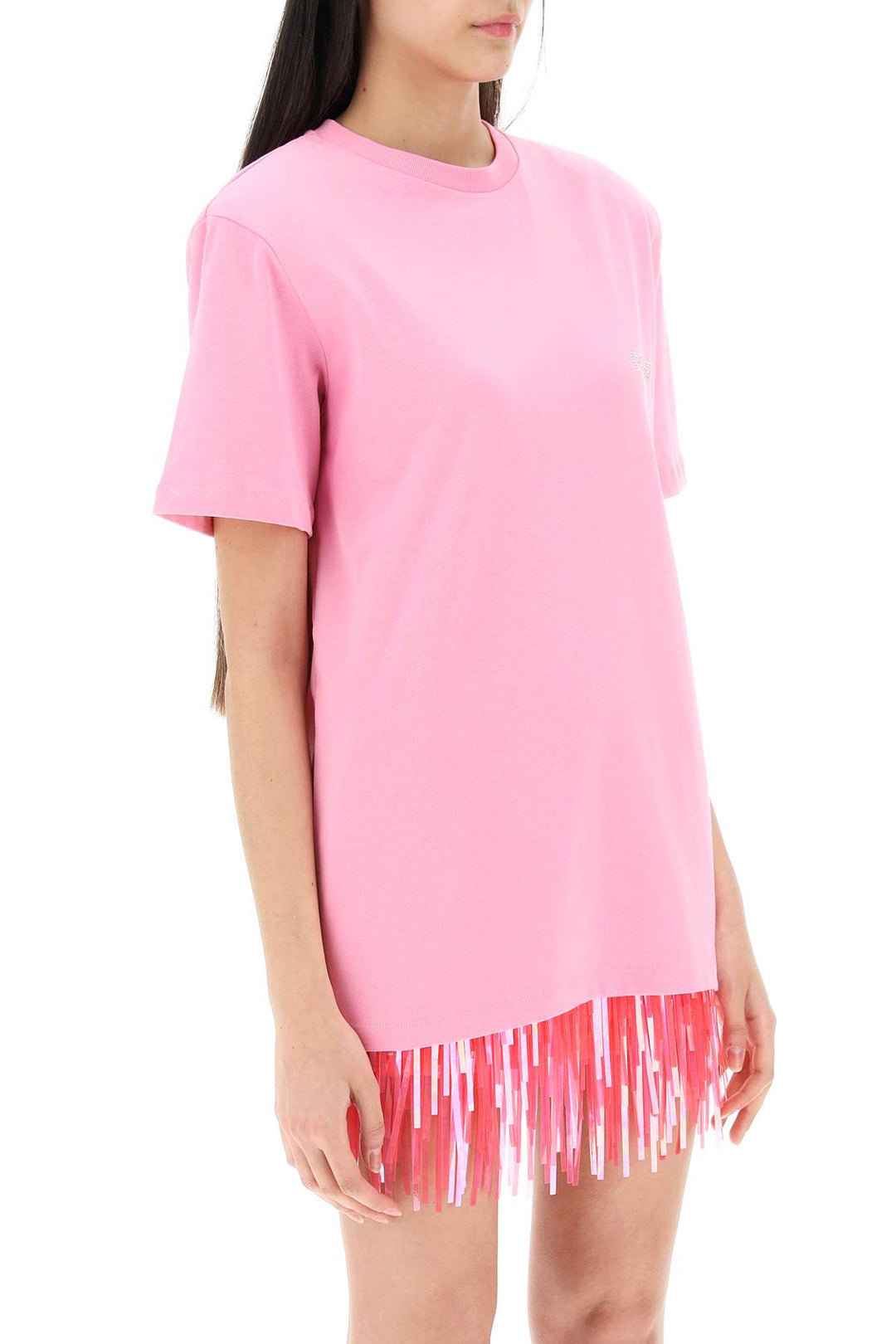 Crystal Cut Out T Shirt