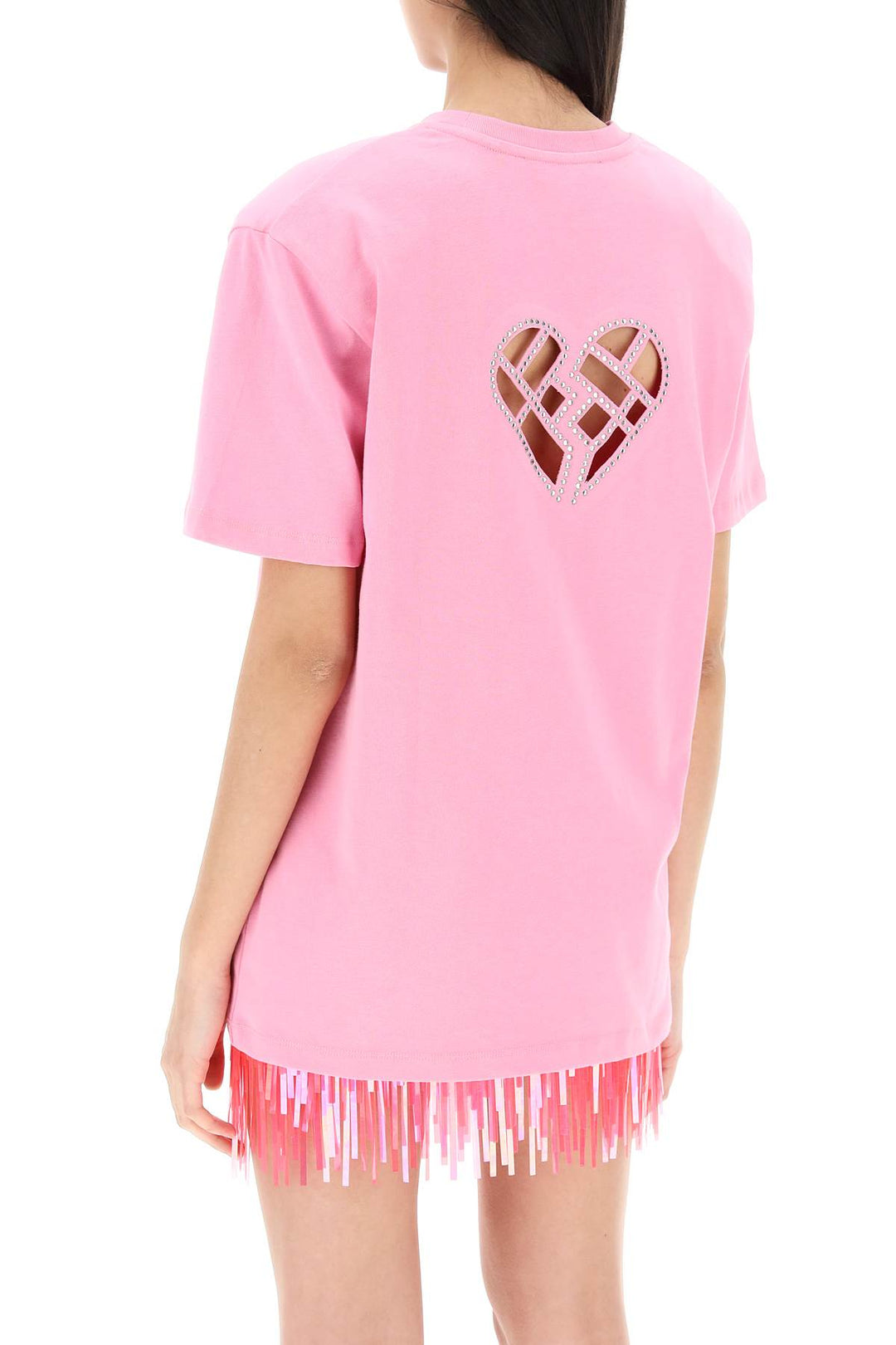 Crystal Cut Out T Shirt