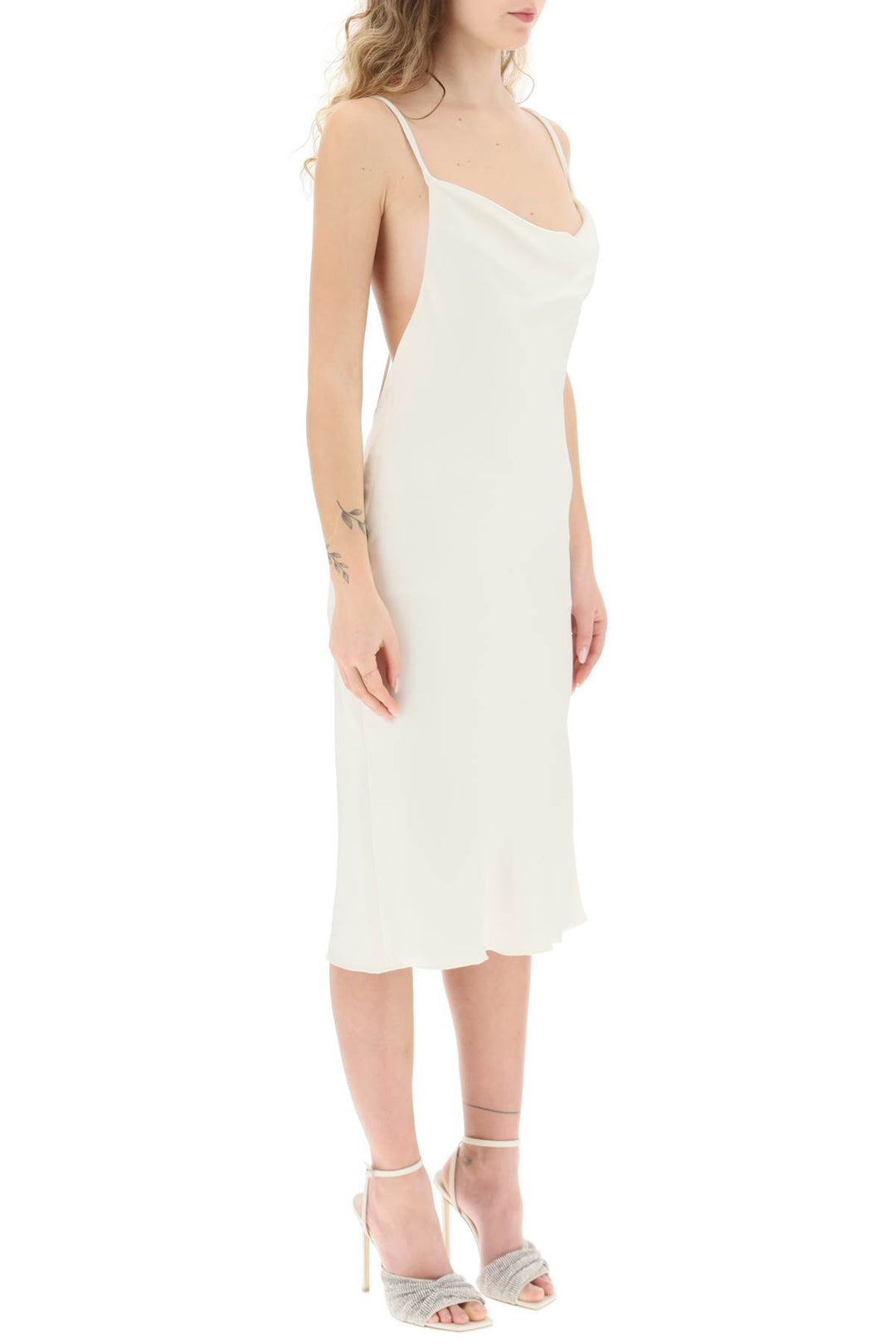 Responsible Satin Midi Dress