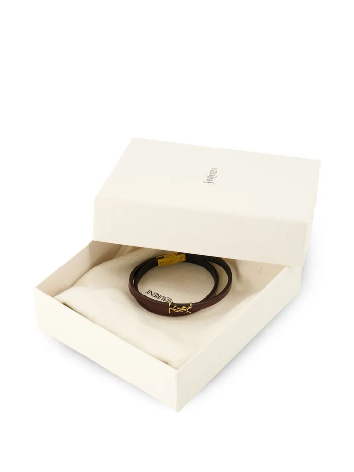 Saint Laurent Paris Bracciale - Red | 5a9919c70dde0f1a9e091462a7cb395906cdfe76