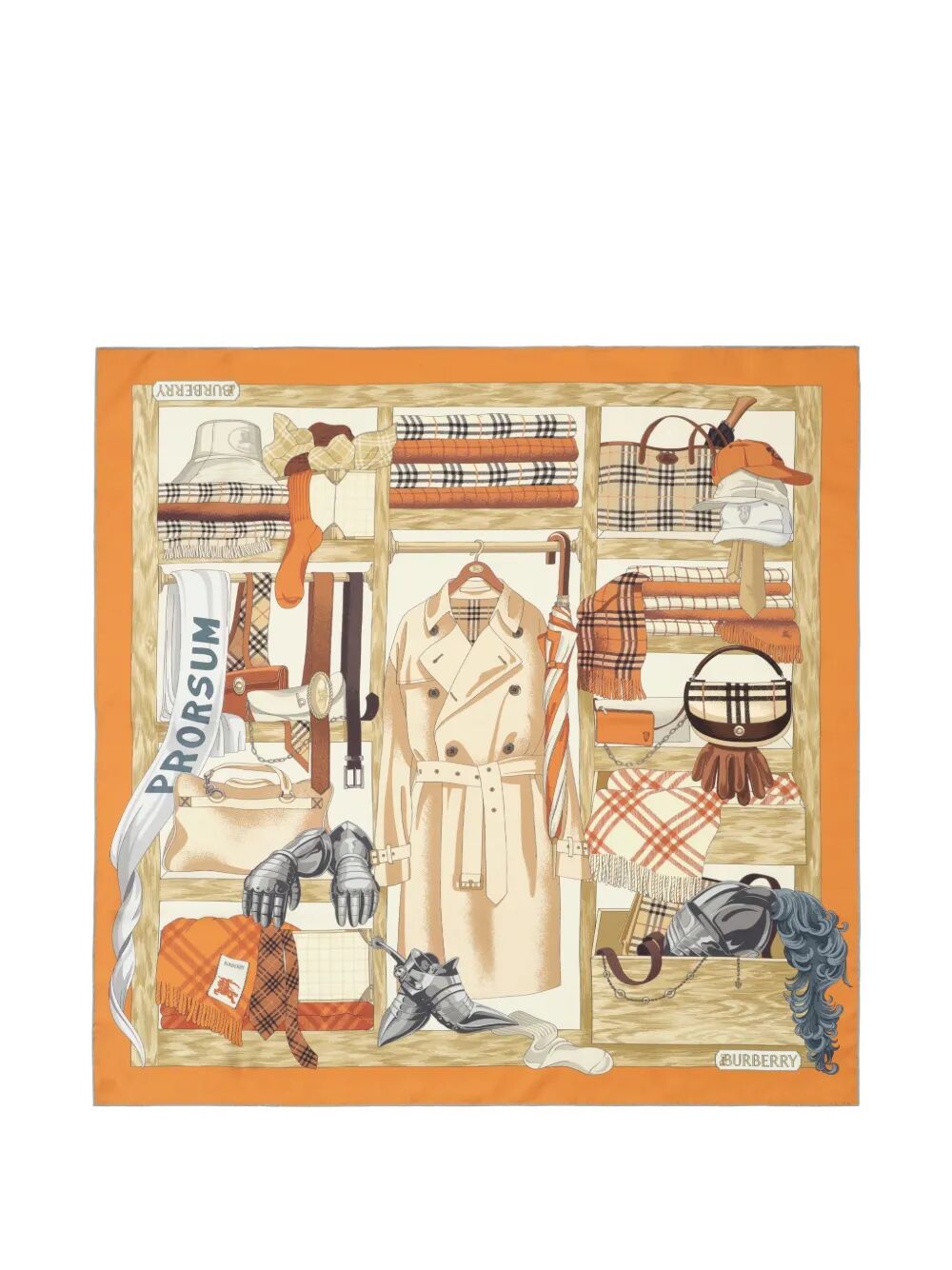 Burberry London England Foulards - Yellow & Orange | 19af0e575757f263cd48dc500db5665180157726