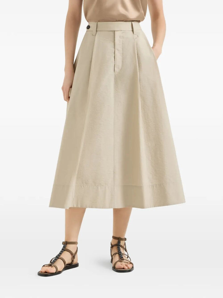Brunello Cucinelli Midi skirts - Nude & Neutrals | ec1f245c41356ad3e3f948bdf62f4a7b20cfc43a