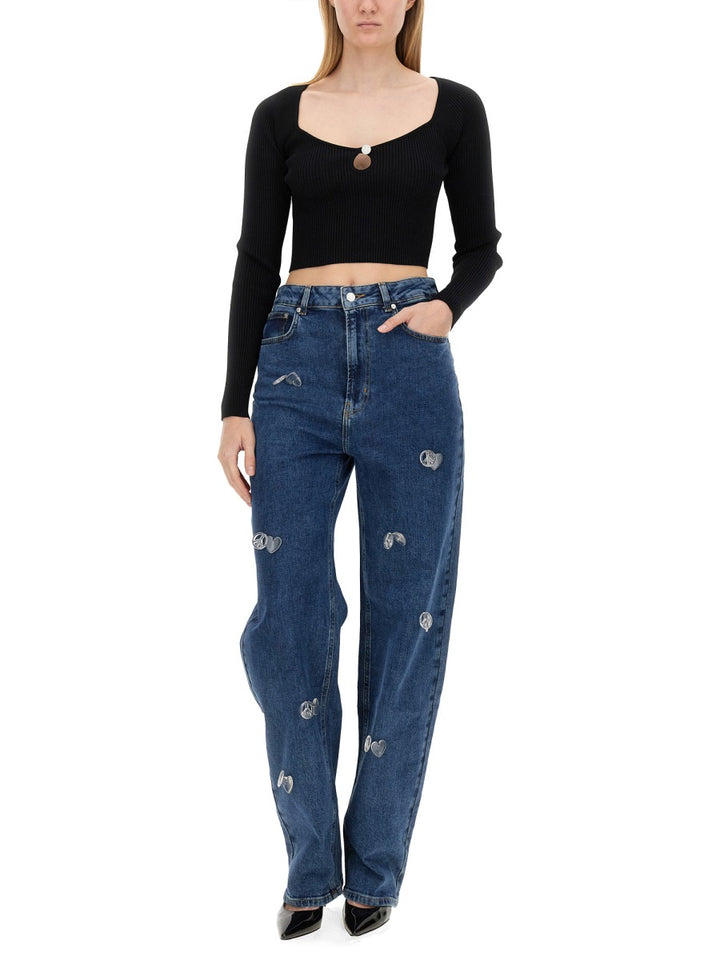 Moschino Jeans Tops - Black | Wanan Luxury
